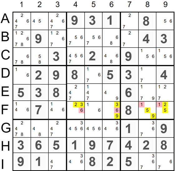 Hidden Quads In Row