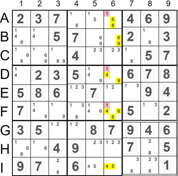 Hidden Quintets In Column