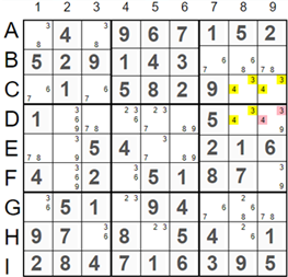 UniqueRectangles Tipe 1 Example